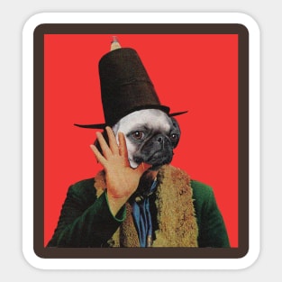 Pugmask Replica Sticker